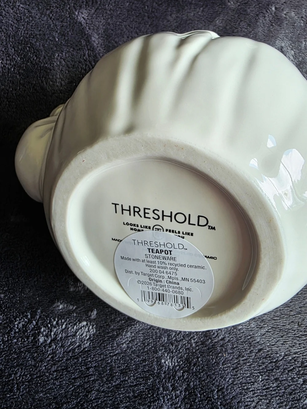 Threshold 34 fl oz Stoneware Radicchio white cabbage Teapot  Target Easter 2026